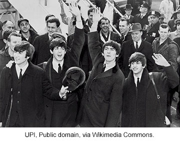 Beatle arrive in America, 1964