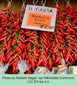 peperoncino (picante) from Italy