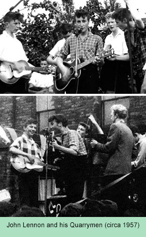 John Lennon and his Quarrymen