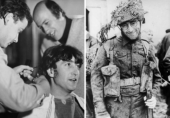 John Lennon on the set of How I Won the War