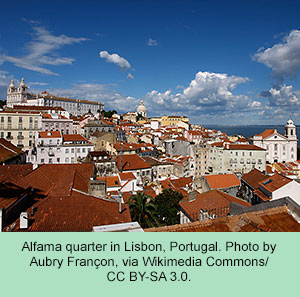Alfama Quarter, Lisbon, Portugal