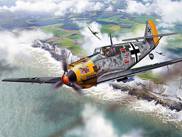 Luftwaffe Messerschmitt 109 fighter
