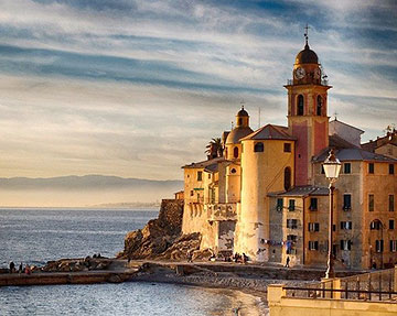 a scene from Liguria, Northern Italy