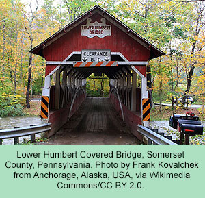 Lower Humbert Covered Bridge, Pennsylvania