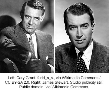 Cary Grant and James Stewart