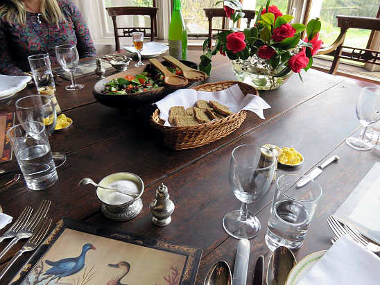 lunch with the Earl and Countess of Rosse