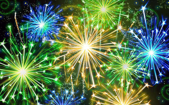 fireworks display