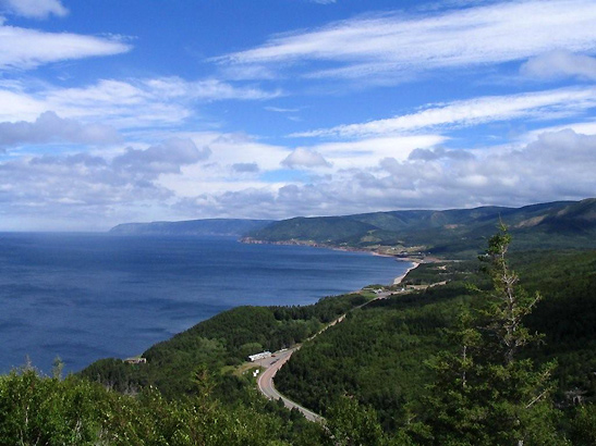 view of Ingonish Beach, Cape Breton