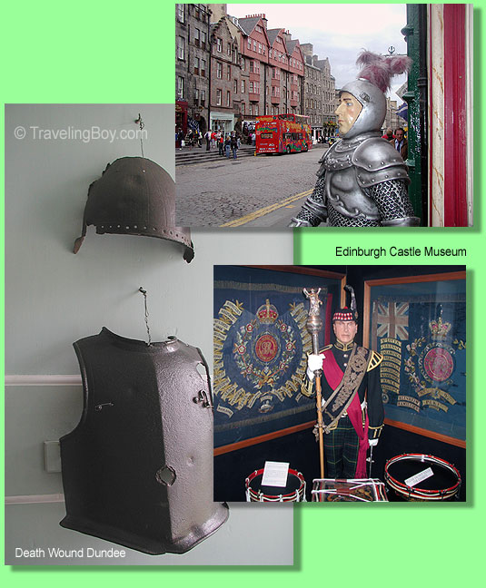 Edinburgh Castle Museum displays