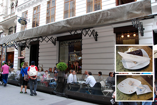 the Demel patisserie in Vienna
