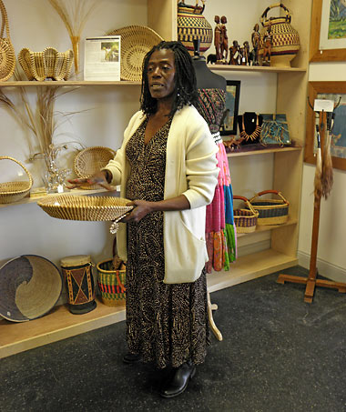 Veronica Gerald at her Ultimate Gullah Shop