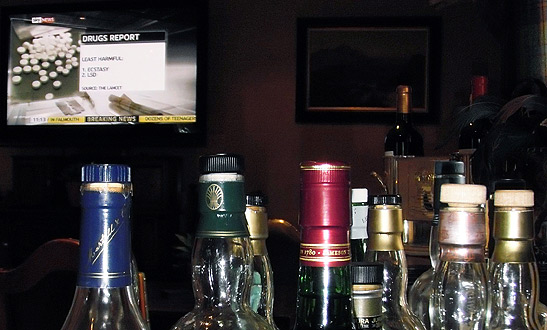 second picture of Sky News program featuring Drugs Report, Pittormie Castle bar