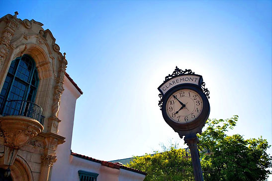Claremont train station clock