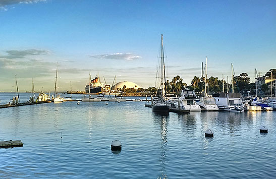 Long Beach and the historic Queen Mary