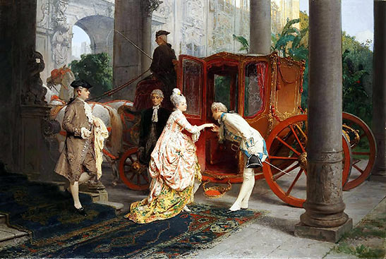 a painting at The Pageant of the Masters