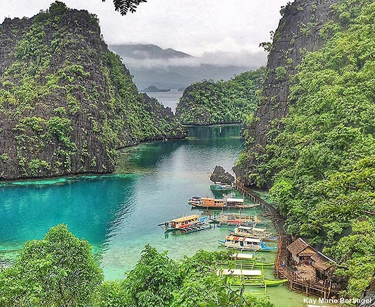entrance to Kayangan Laake, Coron, Palawan