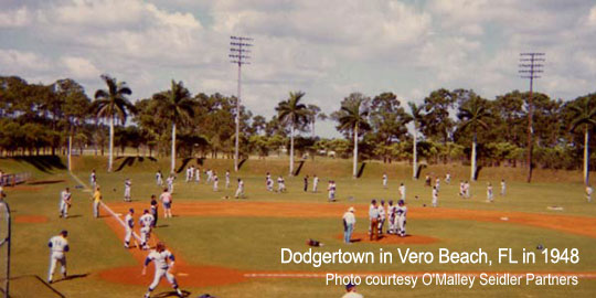 Dodgers in spring training, Vero Beach, 1948