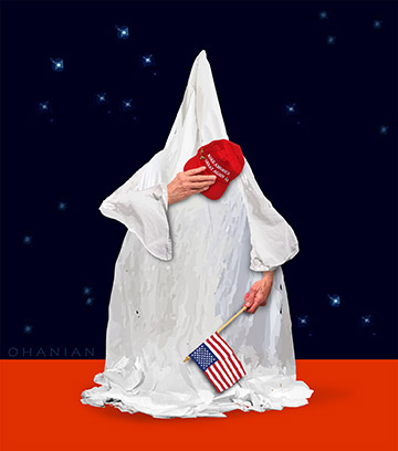 Trump supporters by Nancy Ohanian