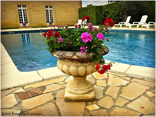poolside, Château Saint Jacques Calon