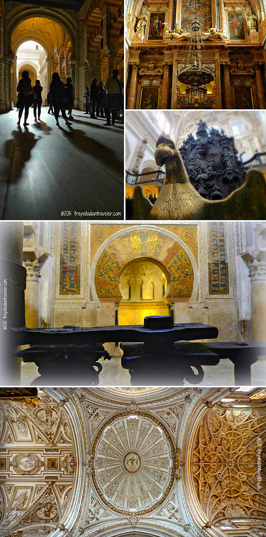 inside the Mezquita, or Córdoba Cathedral