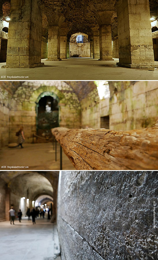 inside a palace at Split