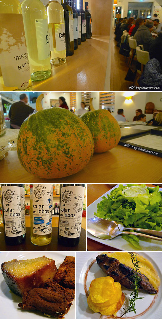 wine and mouth-watering dishes at the Maria Luisa