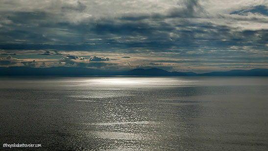 view of the sea fronting the Ring of Kerry
