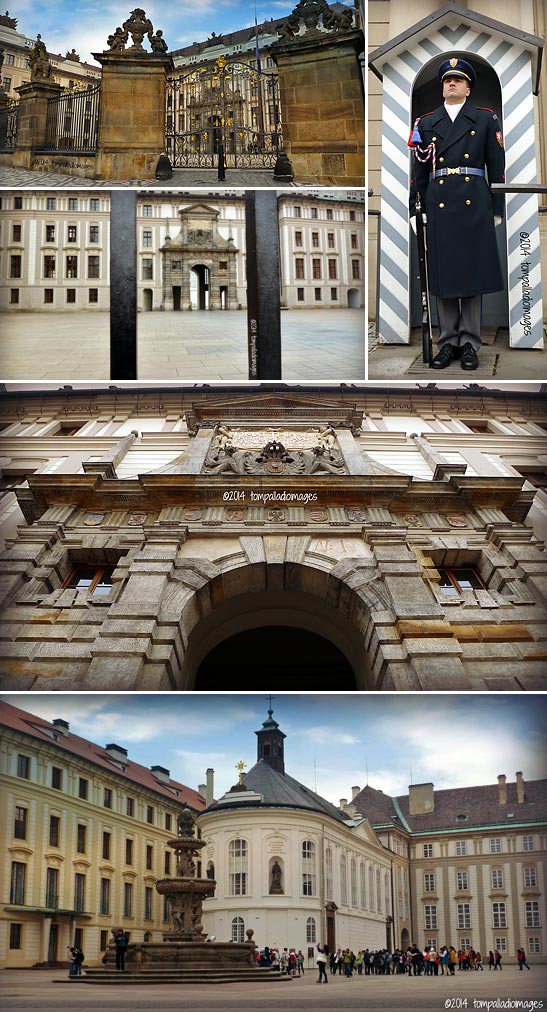 scenes at the Prague Castle