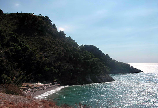 the Riviera di Ulisse coastline in Italy's Lazio region