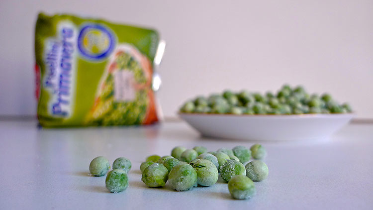 frozen baby spring peas