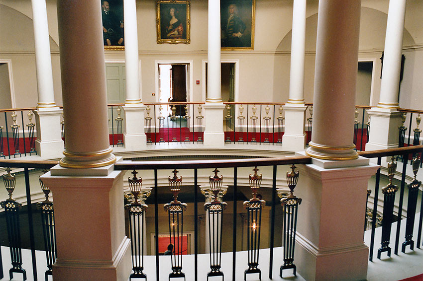 top floor of Culzean Castle and the entrance to Eisenhower's luxurious Apartment