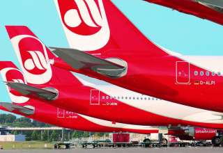 parked airberlin aircraft