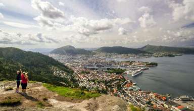 panoramic view of Bergen