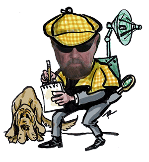 cartoon of Richard Carroll