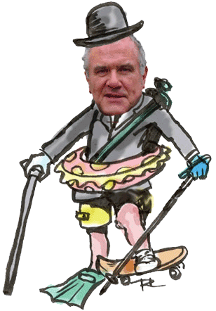 caricature of John