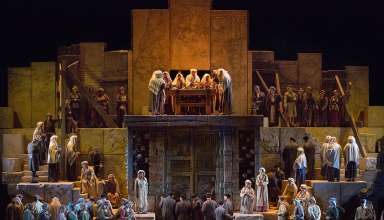 a scene from Verdi's 'Nabucco'
