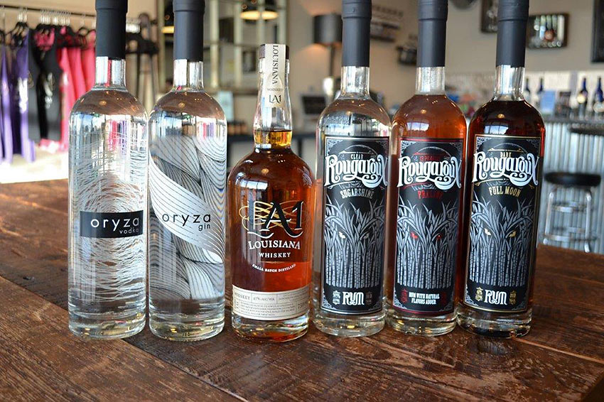 liquor products at the Donner-Peltier Distillers