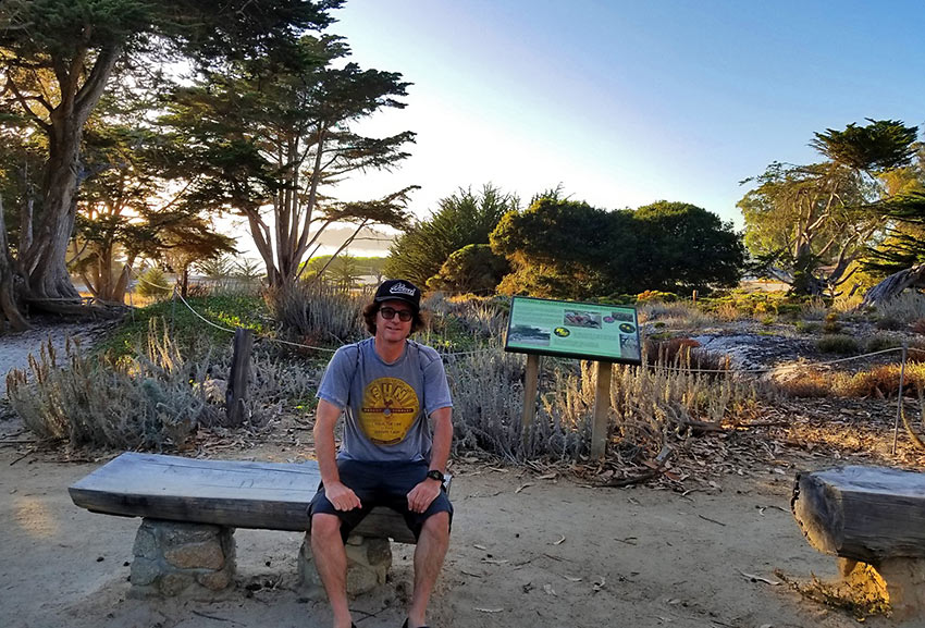 the writer at Carmel-by-the-Sea
