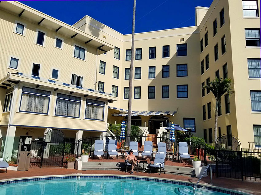 courtyard and pool at Grande Colonial