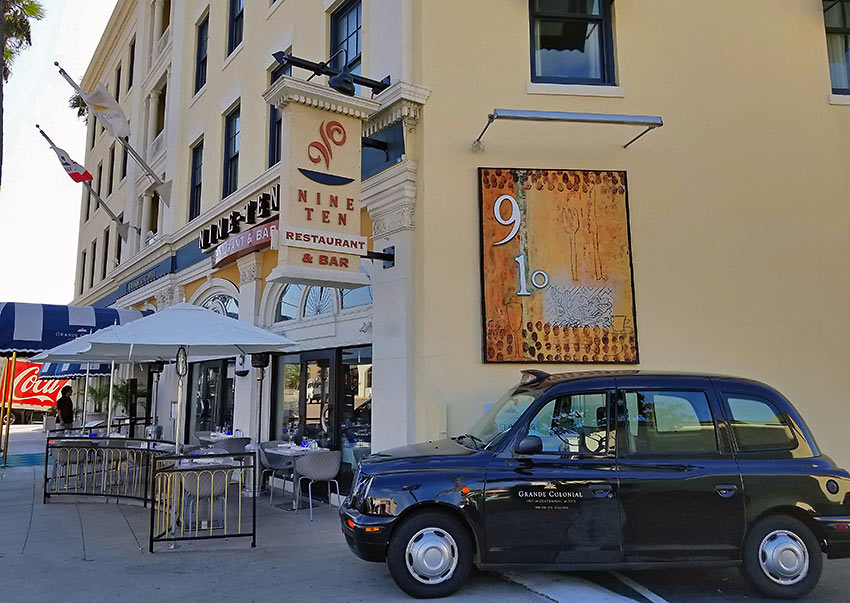 the Nine Ten Restaurant at the Grande Colonial