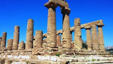 Greek temple ruins