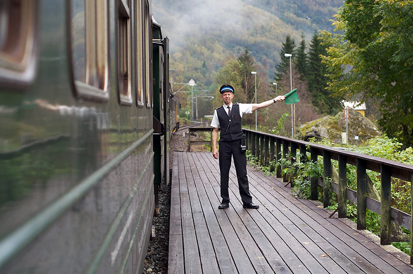 Flam Railway platform