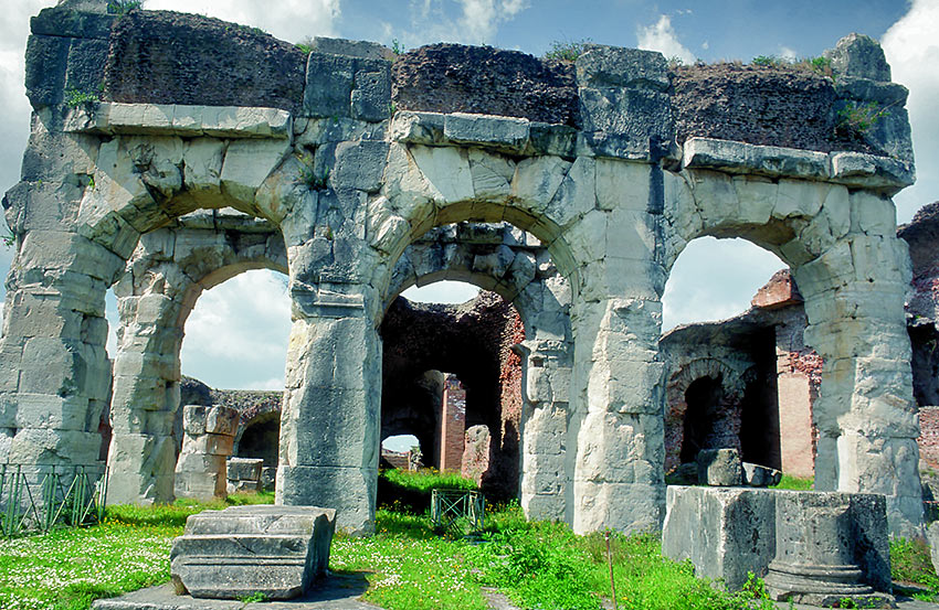 ancient ruins at Campania