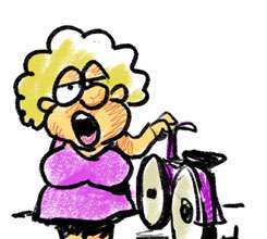 Friday Bike Ride cartoon