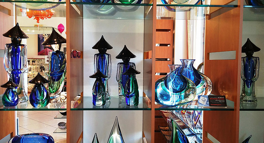 glass figurines at Murano