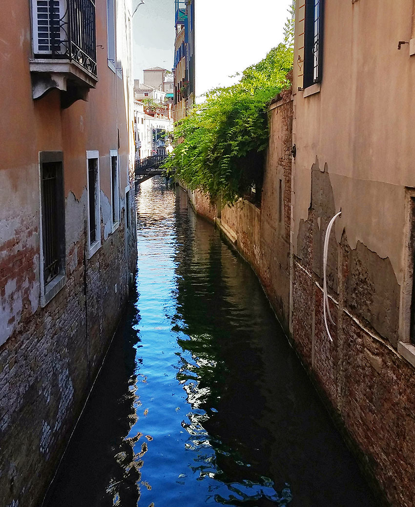 a canal in Venice
