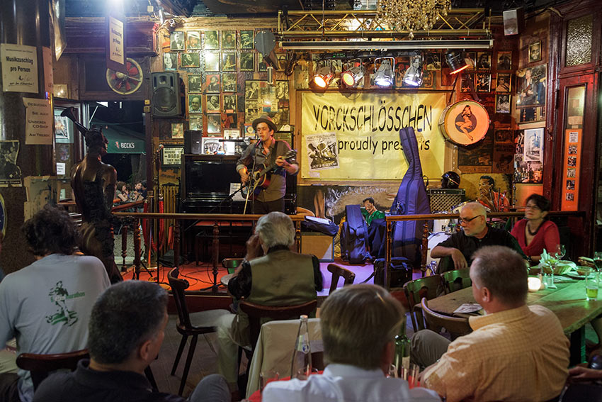 live music at the Yorckschlösschen, Berlin