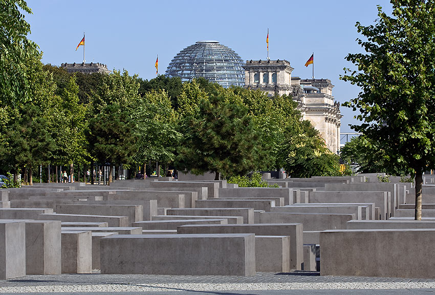 the Holocaust Memorial, Berlin
