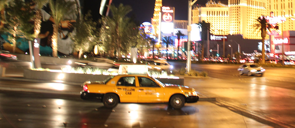 taxi at Las Vegas