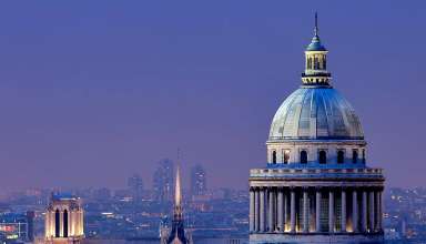the Pantheon and its skyline, Paris